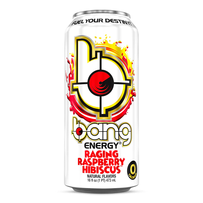 Bang Energy Drink 473 ml - RaspBerry Hibiscus 1 Box of 12 Cans