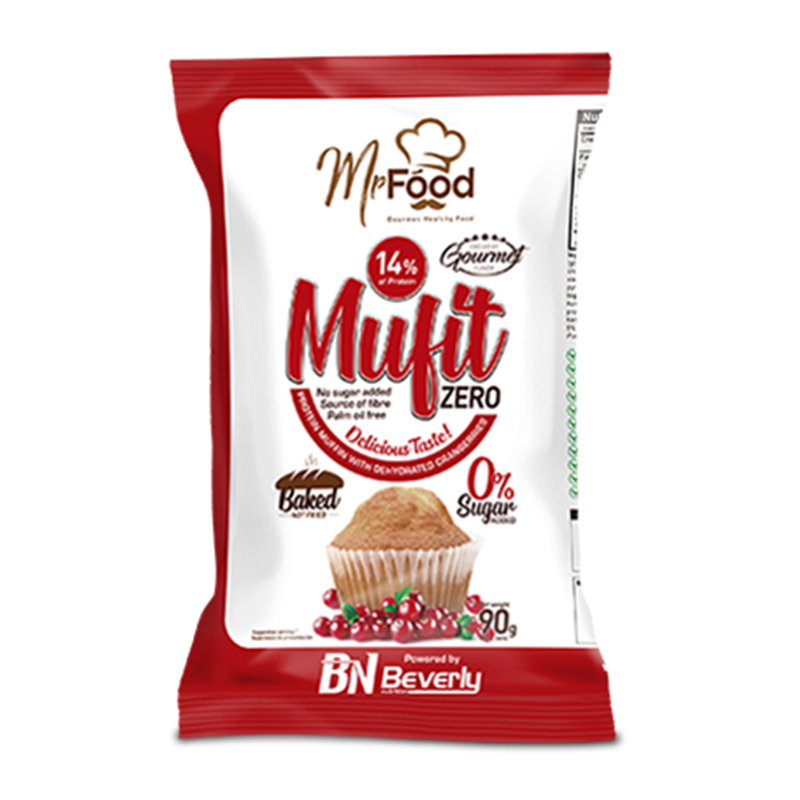 Bn Beverly Mufit Protein Muffin 1 box of 12 Pcs  - Cranberry
