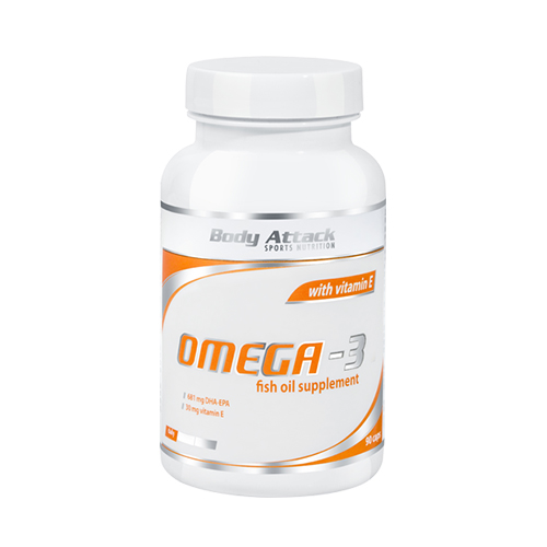 Body Attack Omega 90 Gel Caps - BA-OGC