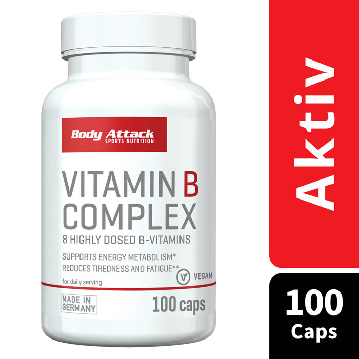 Body Attack Vitamin B- Complex 100 Caps