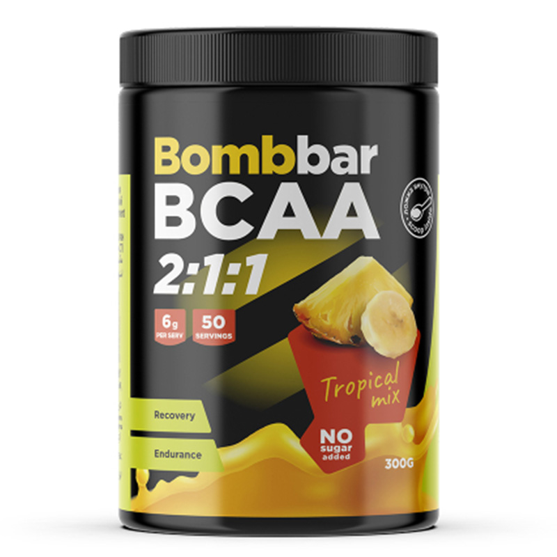 Bombbar  BCAA 2:1:1 Powder 300 G - Tropical