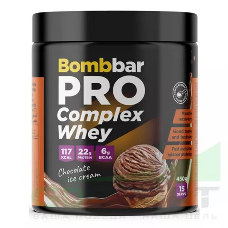 Bombbar  Pro Complex Whey 450 G - Chocolate Plombir