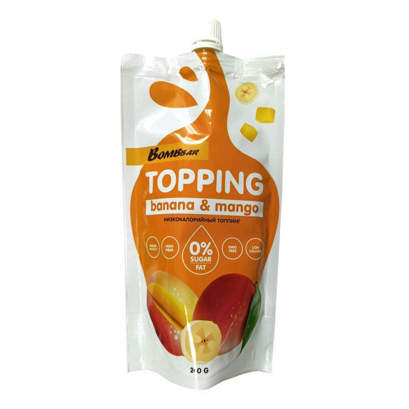 Buy Bombbar Sweet Topping 240 G 10 Pcs in Box - Banana with Mangoin ...