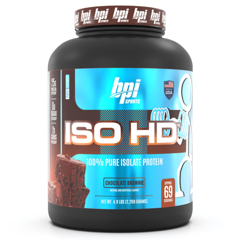 BPI Sports ISO HD Powder 4.3 lbs - Chocolate Brownie