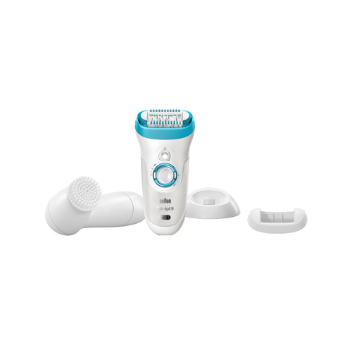 Braun Silk Epil Series 9 Wet and Dry Cordless Epilator with 4 Extras