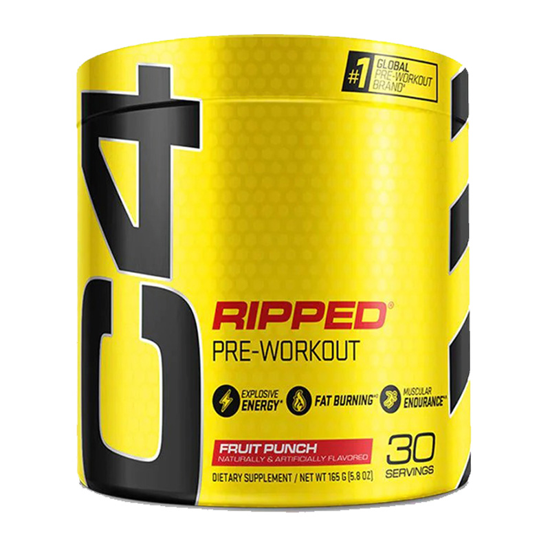 Cellucor C4 Ripped Pre Workout Powder 30 Servings -  Fruit Punch