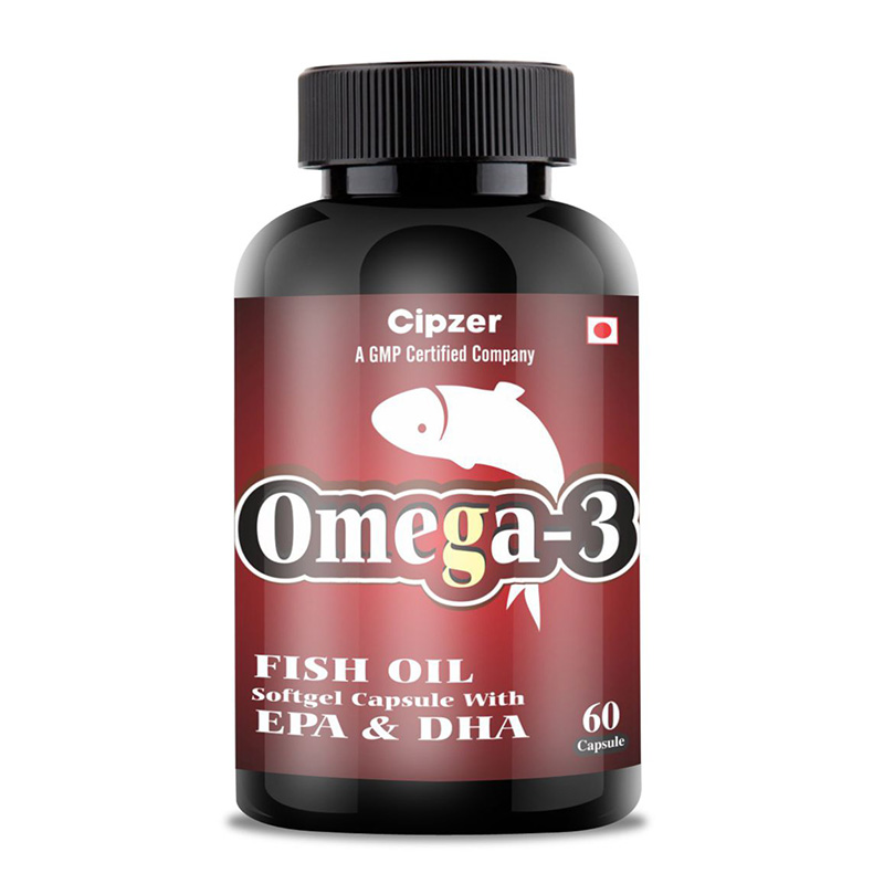Cipzer Omega 3 Fish Oil SoftGel Capsule | 1000 mg