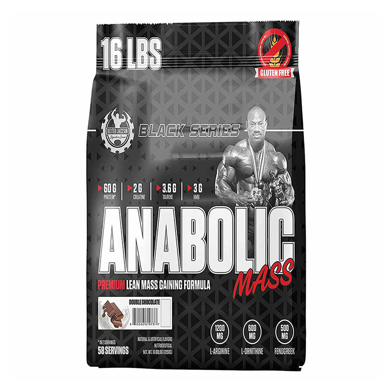 Dexter Jackson Black Series Anabolic Mass Gainer 16 lbs - Double Chocolate