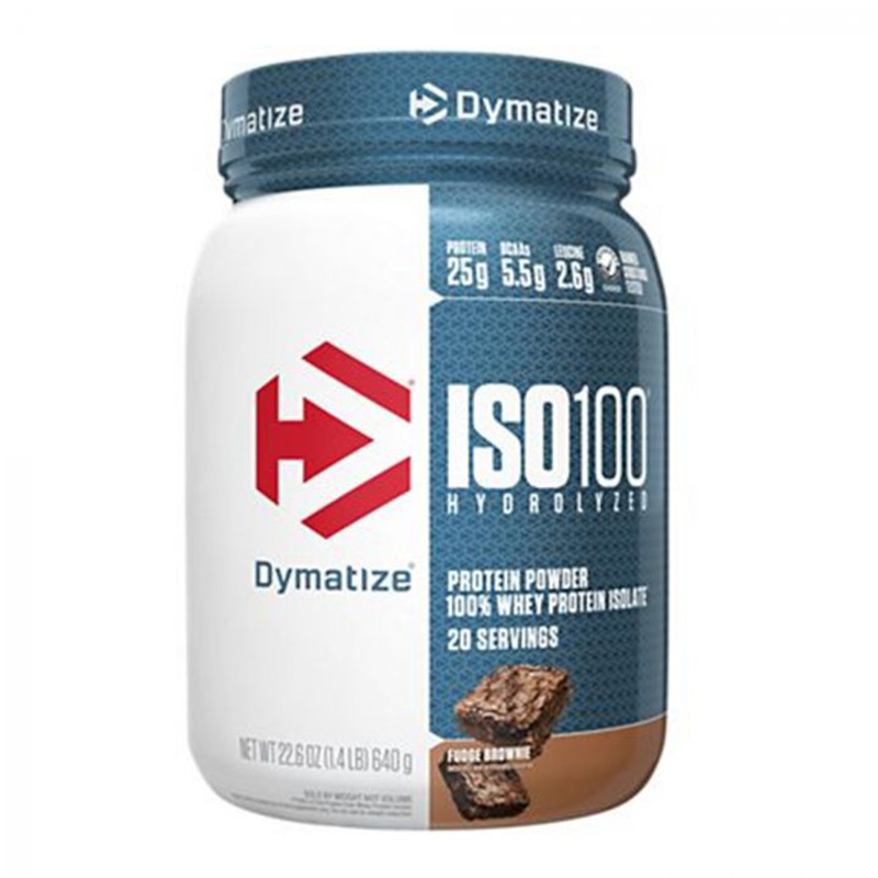 Dymatize ISO 100 Protein 1.3 lbs - Fudge Brownie