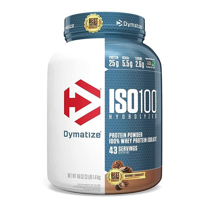 Dymatize ISO 100 Protein 3 lbs - Gourmet Chocolate