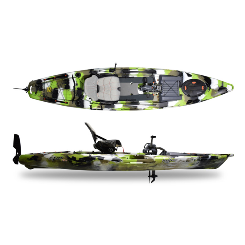 FeelFree LURE 13.5 with Rudder Fishing Desert Camo Kayak