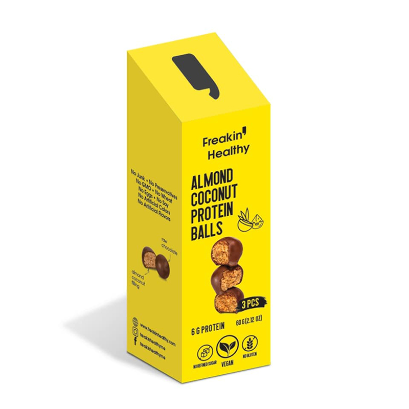 Freakin Healthy Protein Balls Almond Coconut 60G Box Of 10