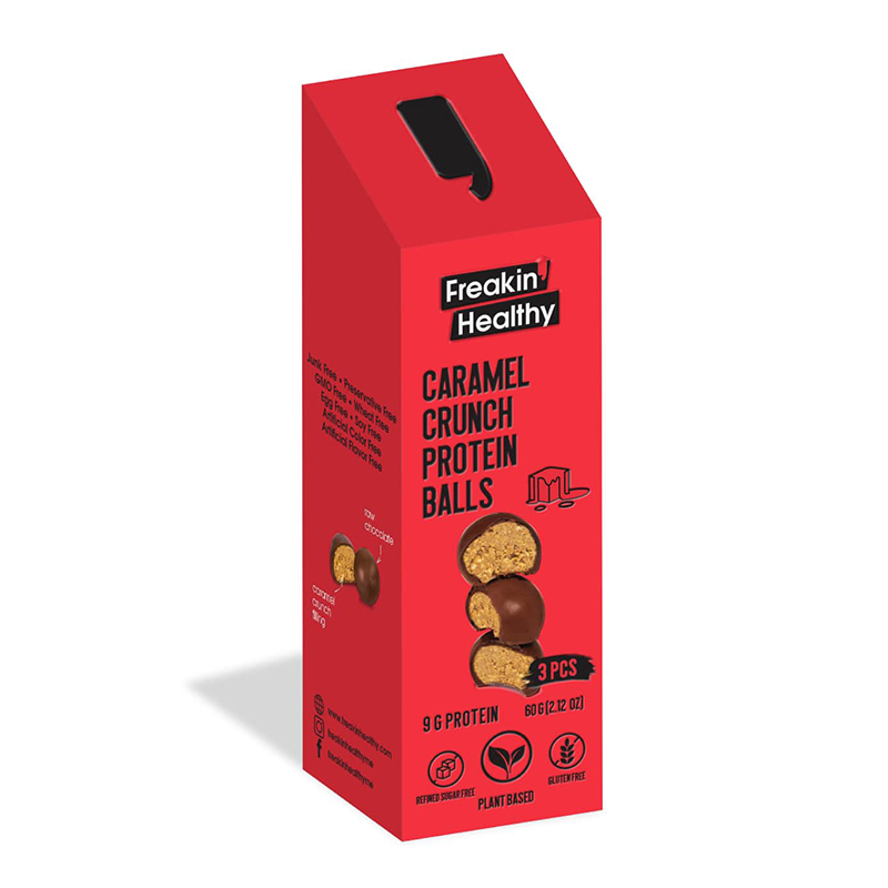 Freakin Healthy Protein Balls Caramel Crunch 60G Box of 10