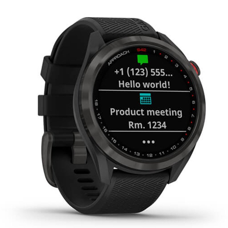 Buy Garmin Approach S42 Gunmetal with Black Band Watch in Dubai, Abu