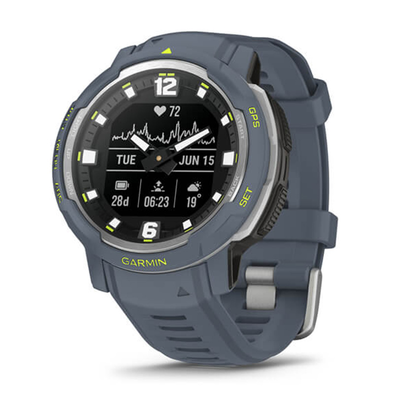Garmin Instinct Crossover Standard Edition Watch -  Blue Granite