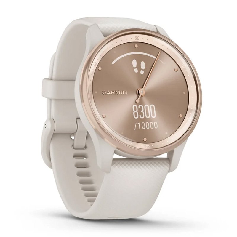 Buy Garmin Vivomove Trend Peach Gold Stainless Steel Bezel with Ivory
