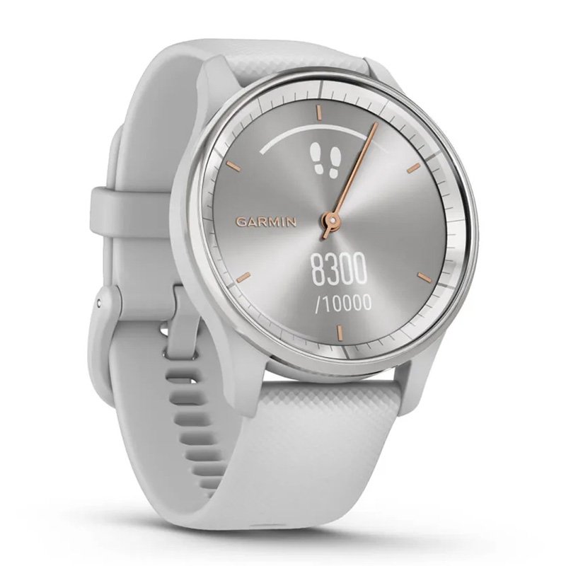 Buy Garmin Vivomove Trend Silver Stainless Steel Bezel with Mist Grey