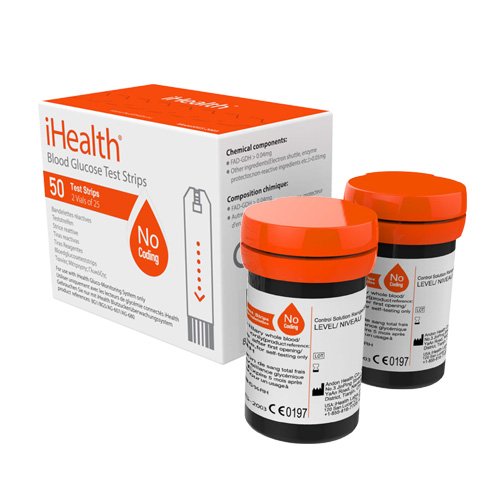 Buy iHealth Blood Glucose Test Strips (EGS2003) in Dubai, Abu Dhabi