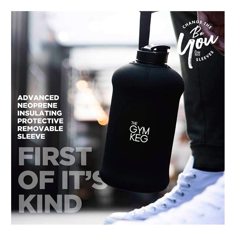 Buy Gym Keg Sports Water Bottle Stealth Black 2.2 Litre in Dubai, Abu