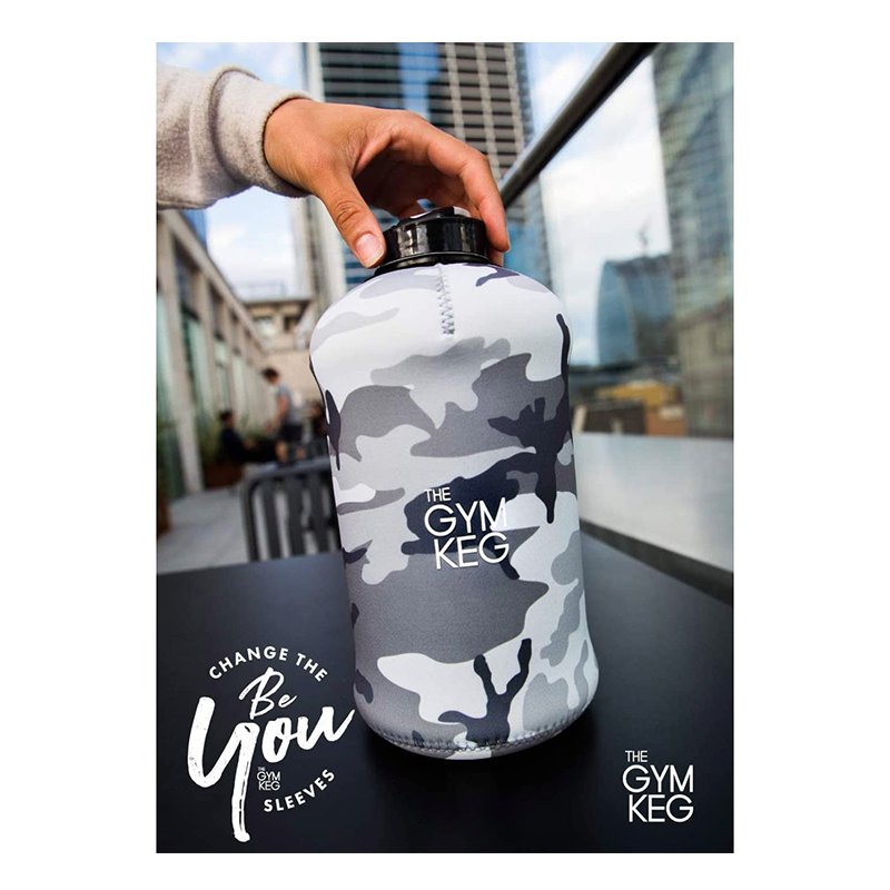 Buy Gym Keg Sports Water Bottle Urban Camo 2.2 Litre in Dubai, Abu