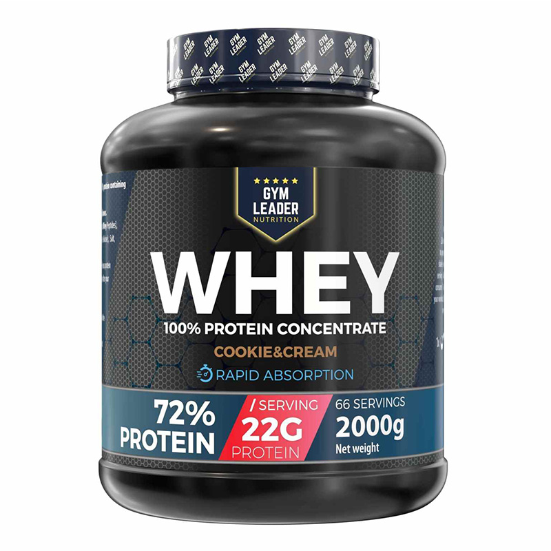 Gym Leader Whey Protein Cookies & Cream 66 Servings