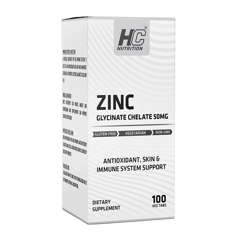Buy HC Nutrition Zinc 50 mg 100 Tablet in Dubai, Abu Dhabi, Sharjah, UAE