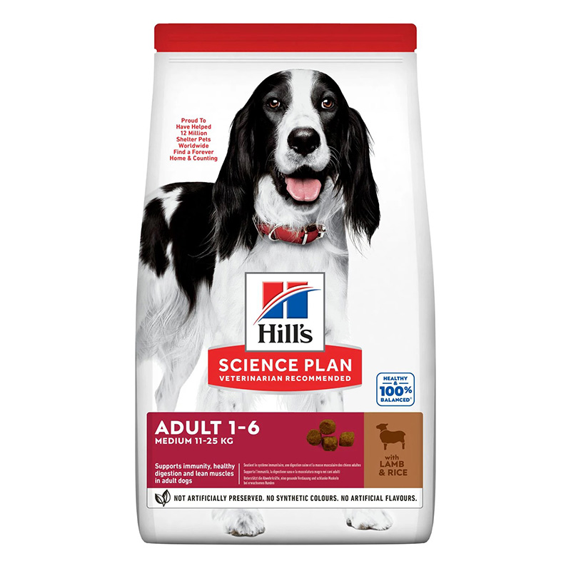 Hills Science Plan Medium Adult Dog With Lamb & Rice 14 Kg