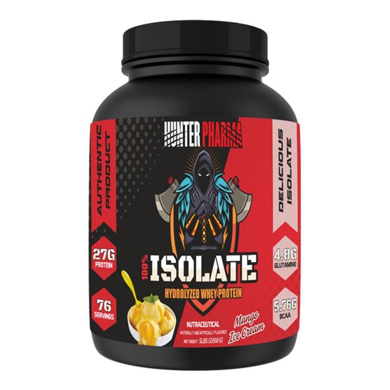 Hunter Pharma 100% Whey Isolate 5 lbs - Mango Ice Cream