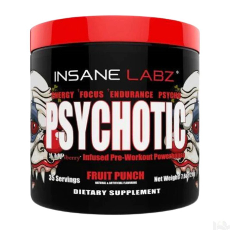 Insane Labz Psychotic Red 35 Servings - Fruit Punch