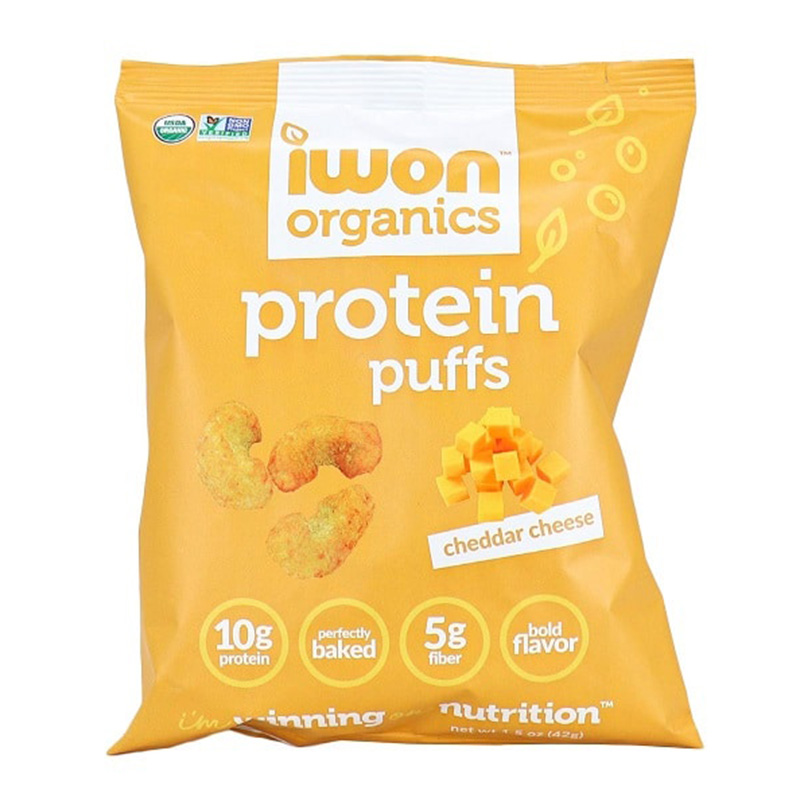 IWON Organics Protein Puff Cheddar Cheese 42 g
