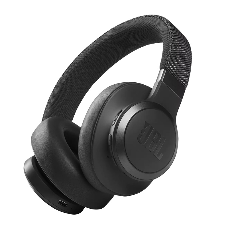 JBL Live 660 NC Wireless Over Ear Noise Cancelling Headphone - Black