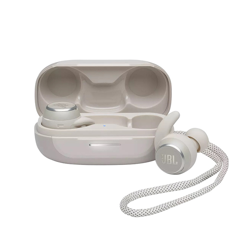 JBL Reflect Mini NC Waterproof True Wireless Noise Cancelling Sport Earbuds - White