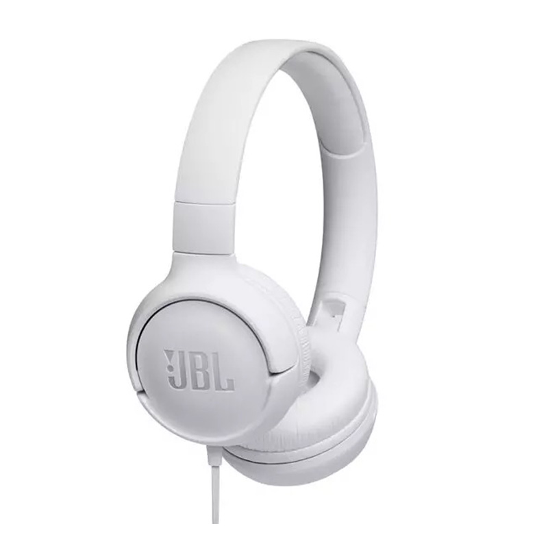 JBL T500 Wired On Ear Headphone - White