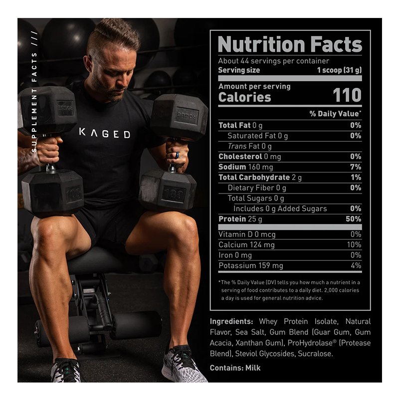 Buy Kaged Whey Protein Isolate 3 lbs Vanilla in Dubai, Abu Dhabi