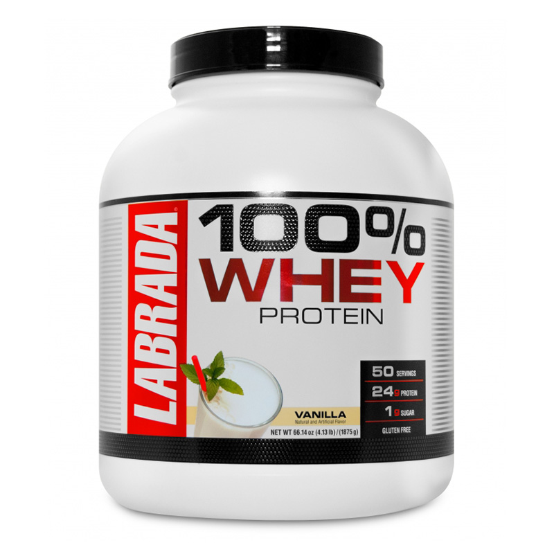 Labrada 100% Whey Protein 4.13 Lbs, 50 Servings