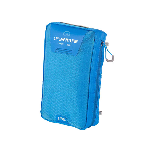 LifeVenture Soft Fibre Trek Towel Pocket Blue Best Price in UAE