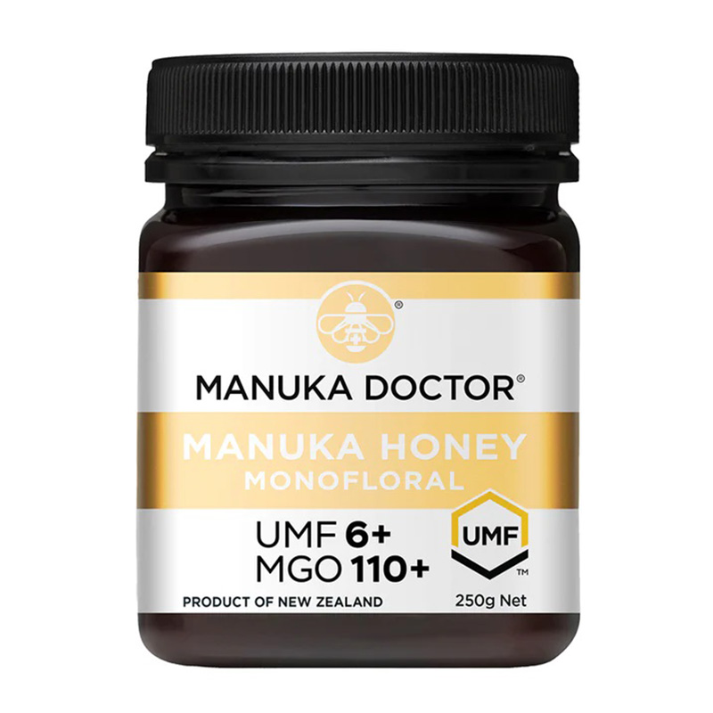 Manuka Doctor UMF 6+ MGO 110+ Monofloral Manuka Honey 250g