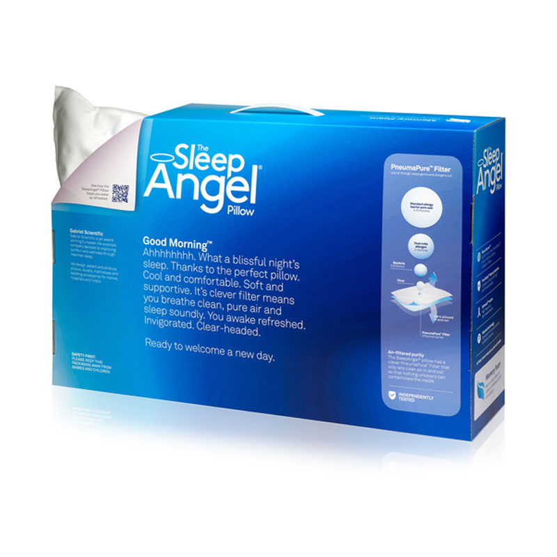 SleepAngel Microfiber Queen Size Specialty Medical Pillows