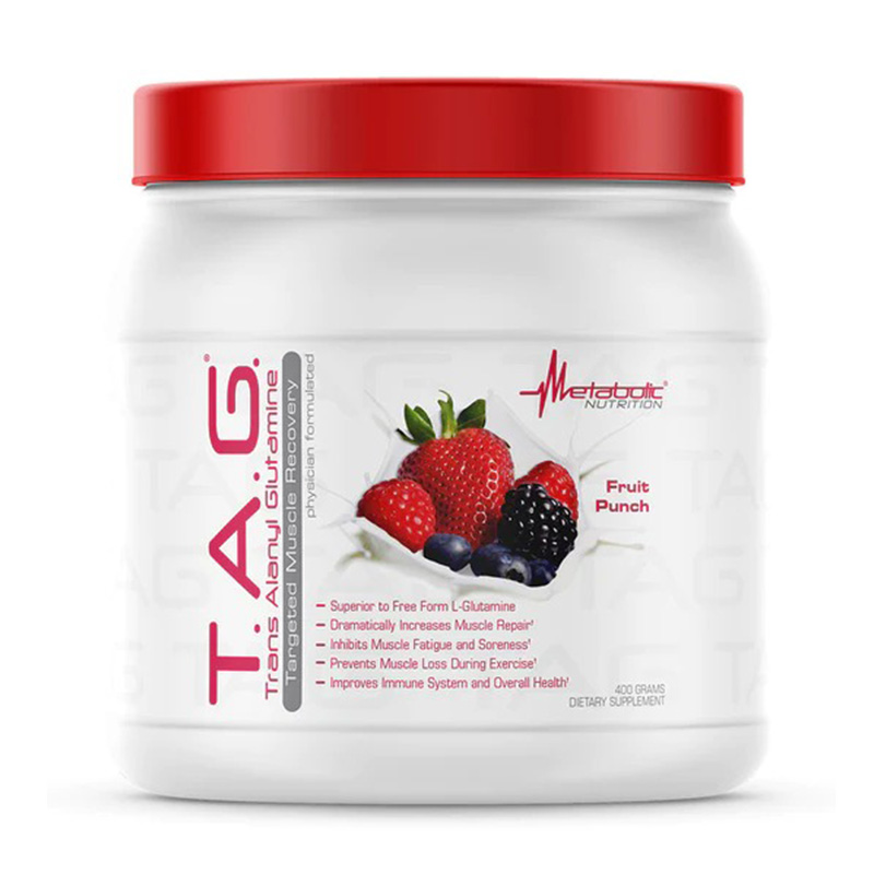 Metabolic Nutrition T.A.G Trans Alanyl Glutamine 400g - Fruit Punch