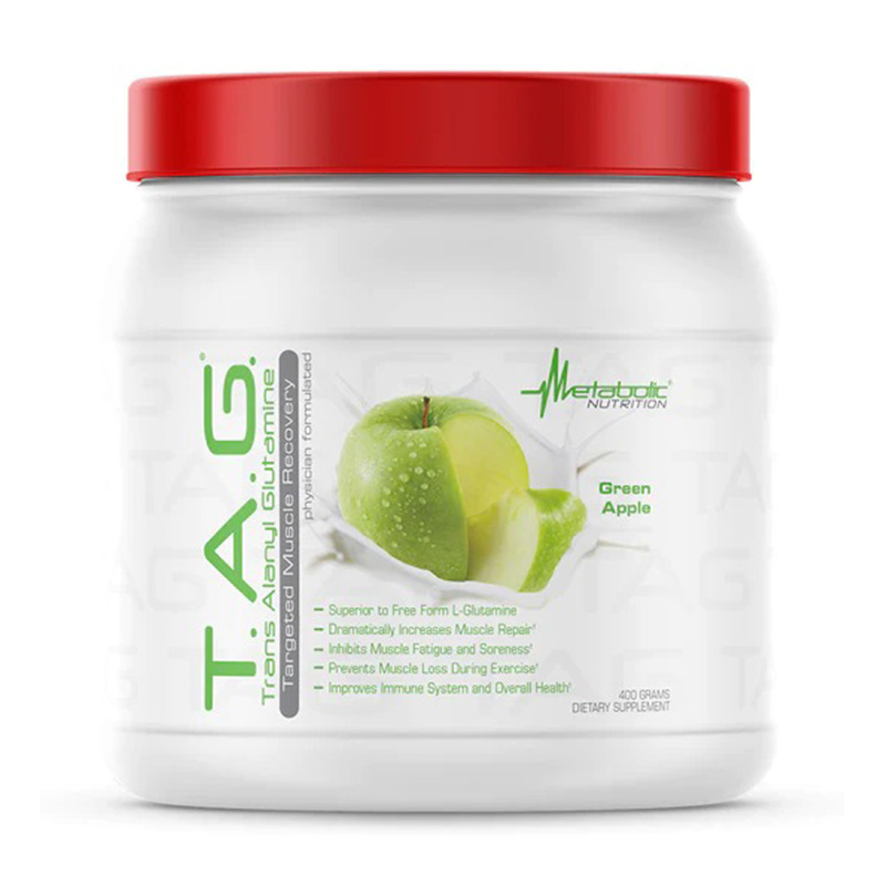 Metabolic Nutrition T.A.G Trans Alanyl Glutamine 400g - Green Apple