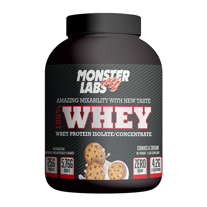 Monster Labs 100% Whey 5 lbs - Cookies & Cream