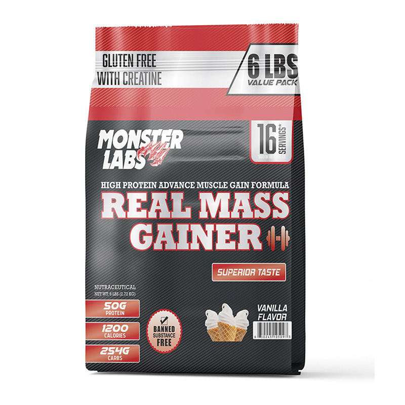 Monster Labs Real Mass Gainer 6 lbs - Vanilla