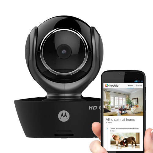 Motorola FOCUS85-B Wi-Fi HD Home Monitoring Camera with Remote Pan, Tilt and Zoom (Black)