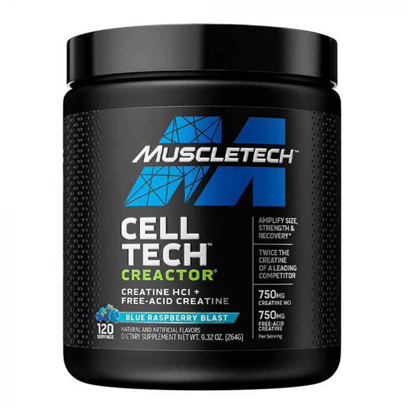Muscletech CellTech Creactor 120 Servings - Blue Raspberry Blast