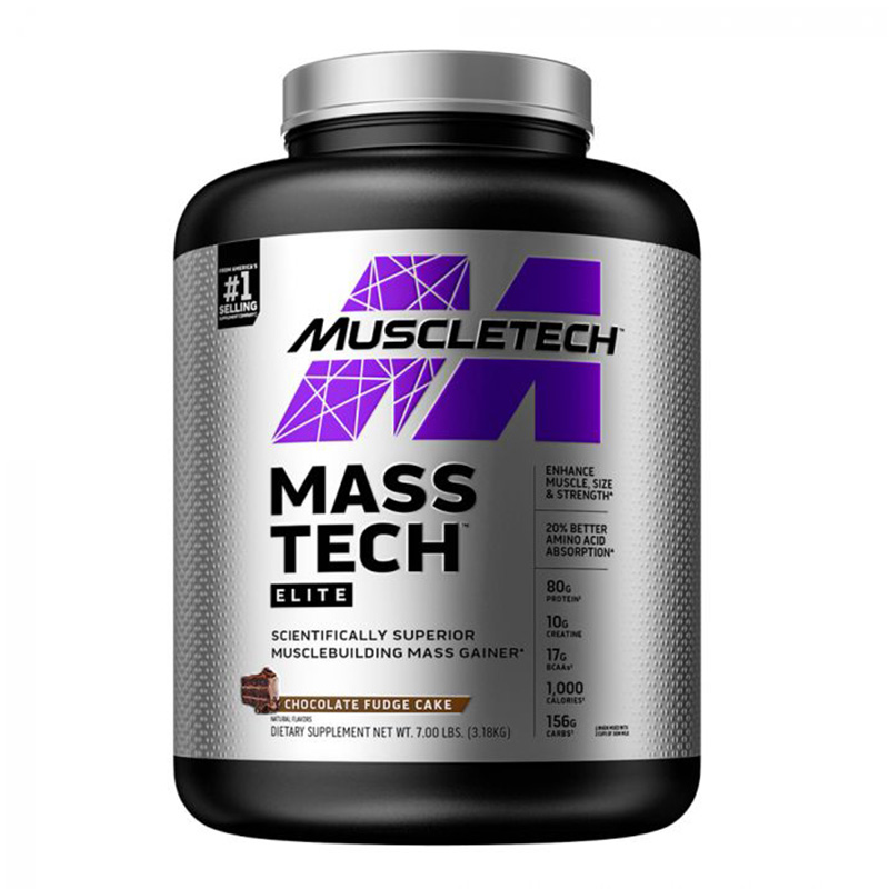 Muscletech Mass Tech Elite New 7lbs - Chocolate Fudge Cake