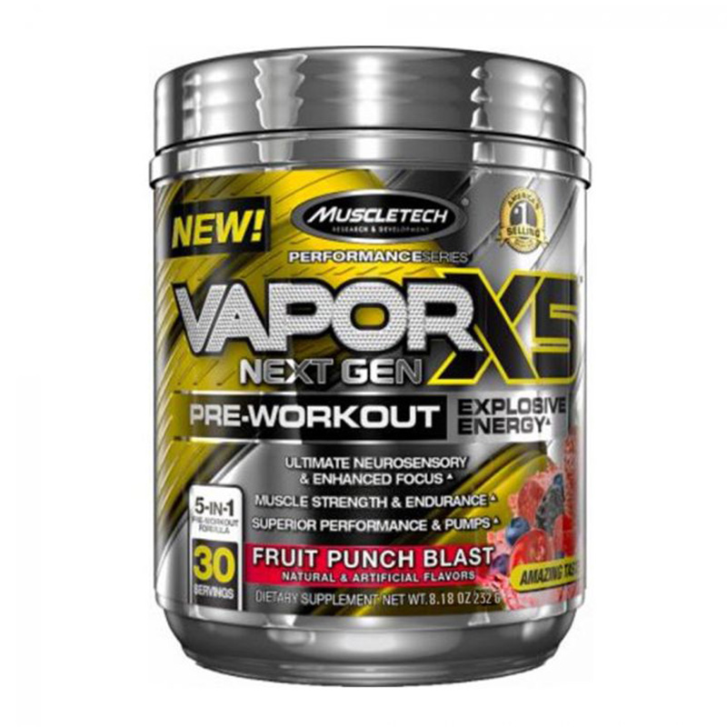 Muscletech Vapor X5 New 30 Servings - Fruit Punch