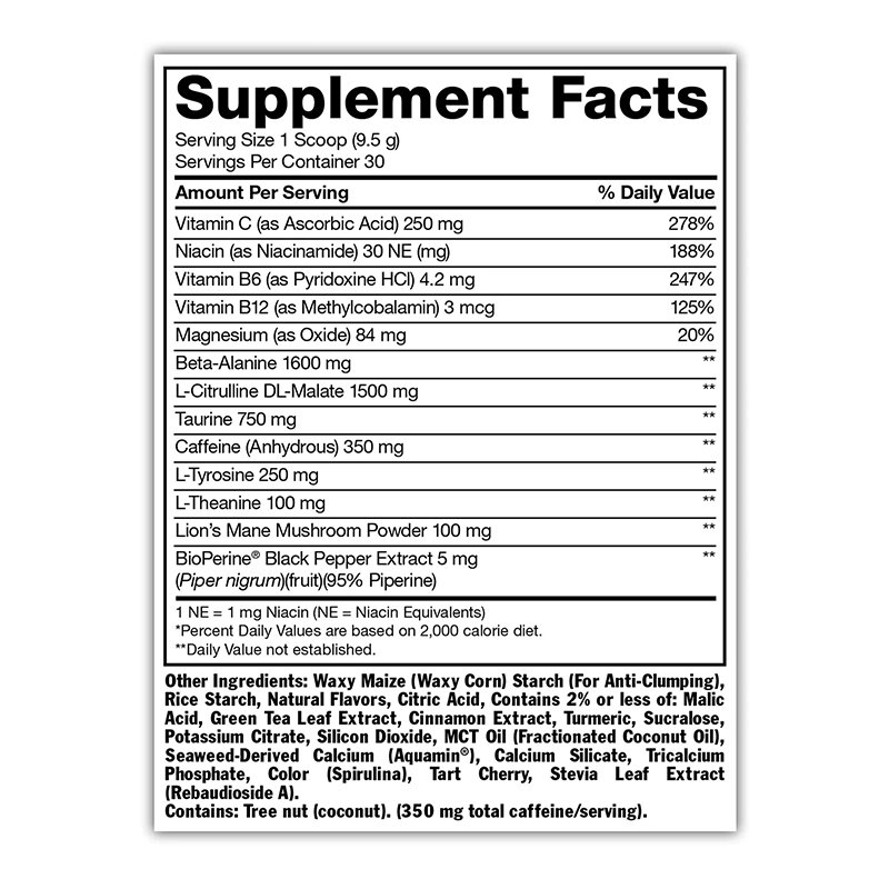 Buy Mutant Madness PreWorkout Intense Energy 30 Serving Blue