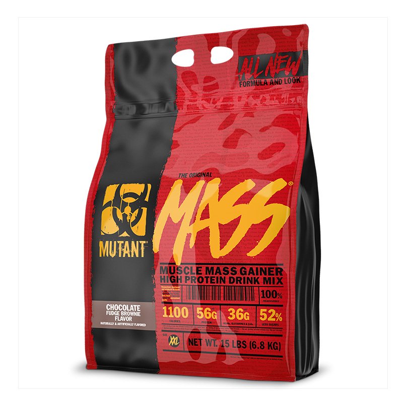 Buy Mutant Muscle Mass Gainer Chocolate Fudge Brownie 15lbs in Dubai
