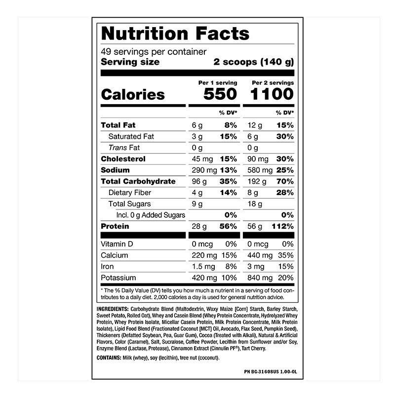 Buy Mutant Muscle Mass Gainer Chocolate Fudge Brownie 15lbs in Dubai