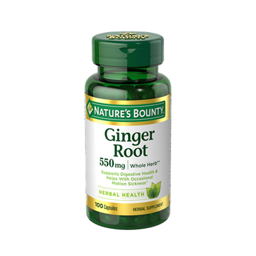 Natures Bounty Ginger Root 550mg (100 Tabs)